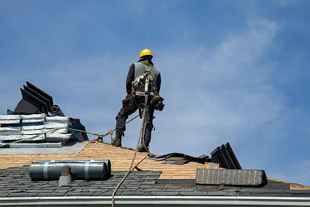 Professional Roof Replacement technician working in Wilmington, CA